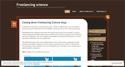 Desktop Screenshot of freelancingscience.com